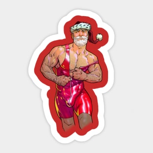 Latex Santa Sticker